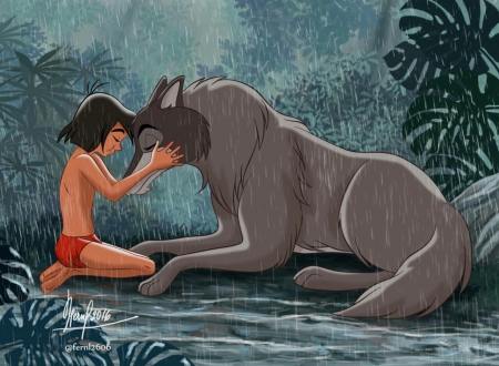 Farewell - Cartoons, Fernl, Disney, The Jungle Book