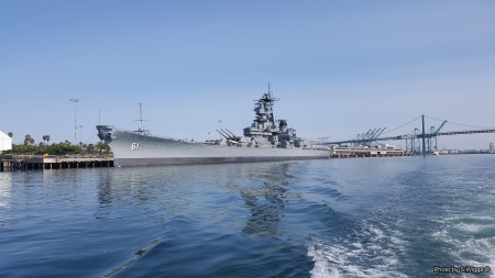 USS IOWA - Battleship, San, California, Pedro, USS, Iowa