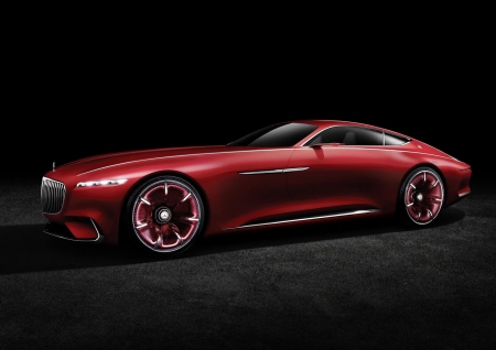 2016 Mercedes-Benz Vision Maybach 6 - Concept, Red, 2016, Benz