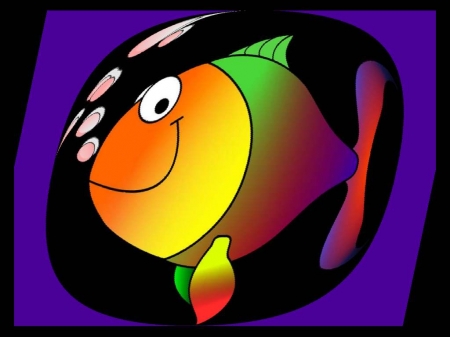 Brightly Colored Fish - Cute, Funny, Colors, Bright, Neon, Fish