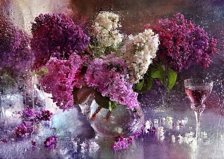 Still Life - flowers, pretty, still life, vase