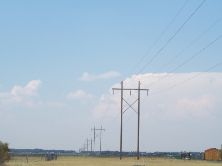 BPA Easement, Targhee/Swan Valley Line, Teton Valley, Idaho - Powerlines, Mountains, Valleys, Electricity