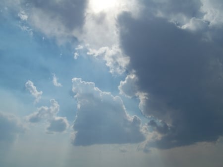 Ray of Hope, Teton Valley, Idaho - Mountains, Sun, Sky, Clouds