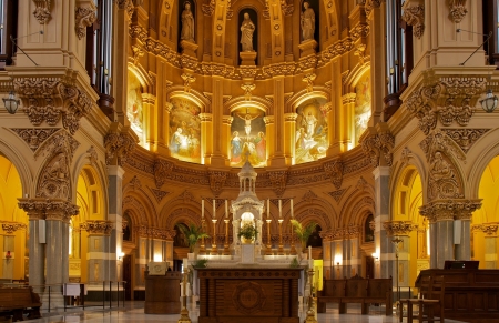 Altar in St. Francis Xavier Church