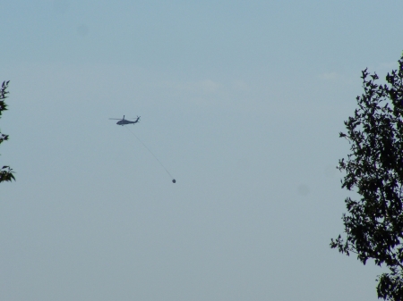 Tie Canyon Fire, Victor, Idaho - Mountains, Transportation, Firefighting, Helicopters