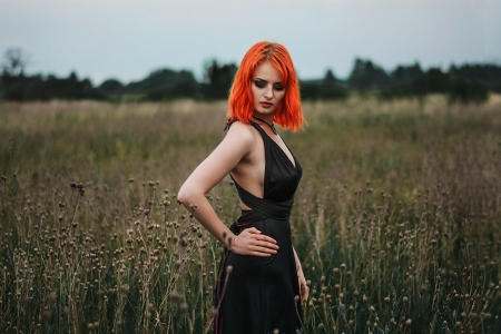 Unknown Model - babe, lady, woman, model, red head