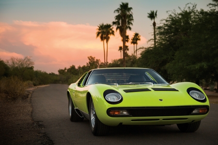 1967 Lamborghini Miura P400 - Lamborghini, car, P400, vintage, classic, Miura, 1967