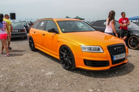 Audi RS6 1000hp - audi, orange, rs6, 1000hp, sport, car, madness motorsport, power, madness, bulgaria