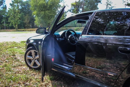 Audi A4 - car, a4, audi, interior, bulgaria, sline