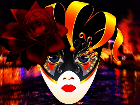 Who - night, mask, masquerade, carnival