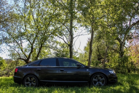 Audi A6 - side, a6, audi, car, bulgaria