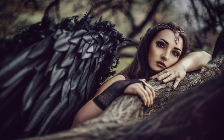 Dark Beauty - gothic, dark, lady, beauty