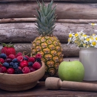 FLOWERS AND FRUIT