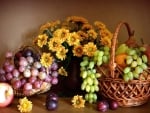 FRUIT AND FLOWERS