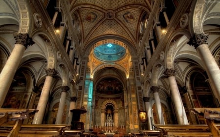 Church - christianity, interior, church, architecture