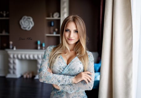 Unknown Model - babe, lady, model, blonde, woman