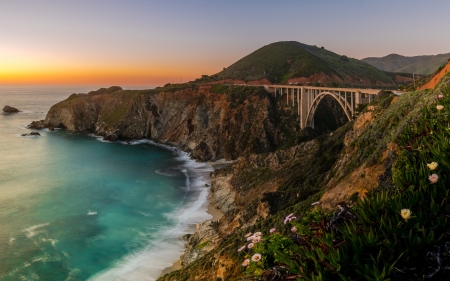 Bixby Bridge Big Sur Pacific - california, bridge, usa, bixby