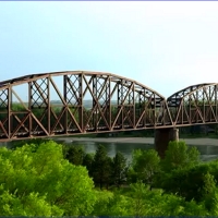 truss railroad bridge