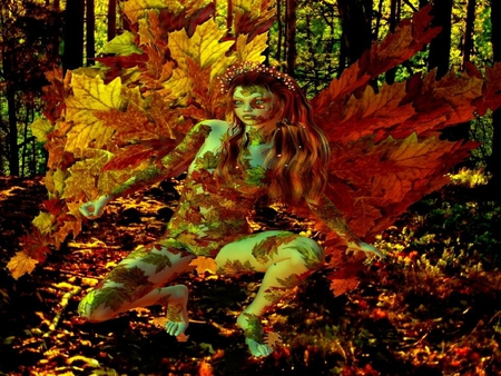 Fae of the Oaks - oaks, fae