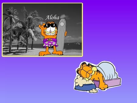 Garfields dream - anime, cartoons