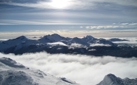 Beautiful Mountain - winter, nature, peak, snow, summit, mountain