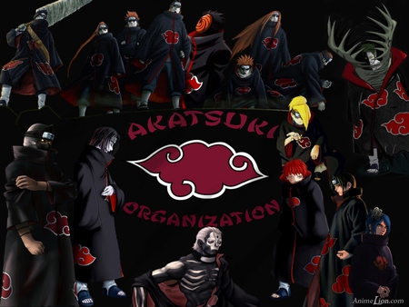 Akatski Organization - akatski, akatski members, akatski organization, naruto