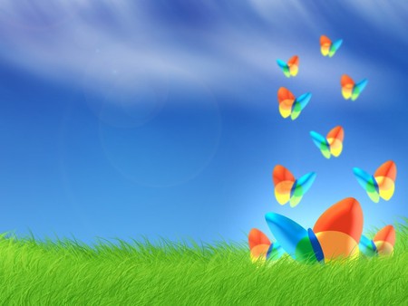 Msn Live Windows - msn, sky, live, windows, technology, grass, butterflies