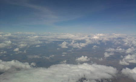 sky - india, 2009, aerial shot