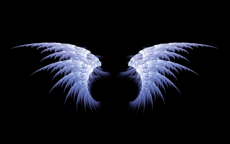 Blue Angel Wings - pretty, birds, magic, wing, romantic, collage, angel, myst, night, light, stunning, animal, fae, nice, other, abstract, hot, feather, white, picture, wings, cute, faeries, feathers, 3d, bird, blue, faerie, amazing, angels, freedom, dark, winged, gorgeous, twilight, beautiful, spiritual, 3d and cg, cool, lovely, moonlight, black, elf, fantasy, awesome, fairy, adorable, mysterious