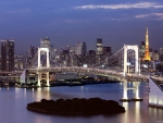 Rainbow Bridge and Tokyo Tower