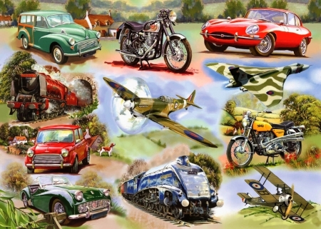 Britains Best - military, motorbikes, cars, trains, planes, steam, vintage
