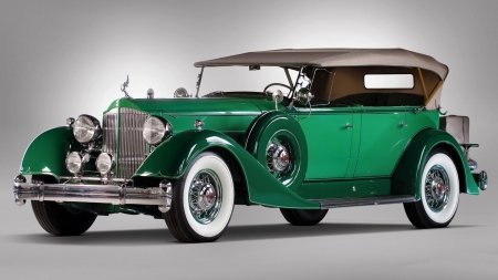 1934 Packard 12 cylinder Convertible  - wide screen, packard, photography, cars, convetible, auto, automobile, beautiful, photo