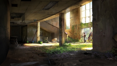 The Last Of Us - survival, zombie, apocalypse, The Last Of Us, architecture, abandoned, open world