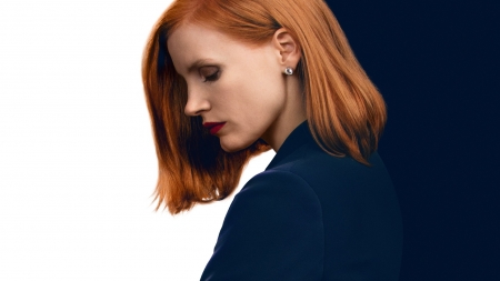 Jessica Chastain - Miss Sloane (2016) - Jessica Chastain, red head, actress, film, babe, 2016, lady, woman, model, movie, Miss Sloane