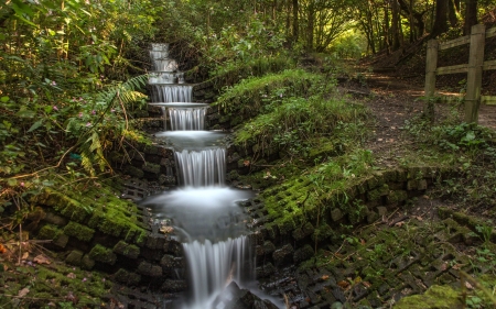 Whelley Waterfall, England