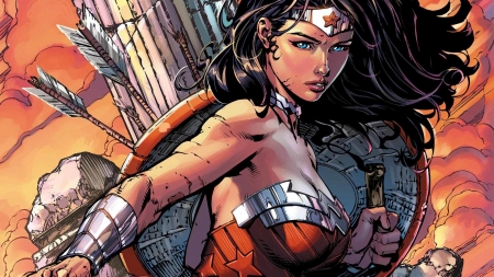 Wonder Woman - wonder woman, superhero, comics, illusration, dc comics