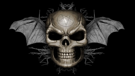 â˜  â˜  â˜  - skull, evil, darkness, black