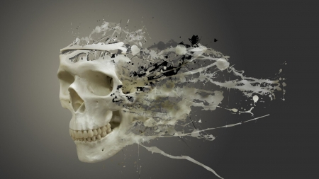 â˜  â˜  â˜  - skull, art, fantasy, 3d