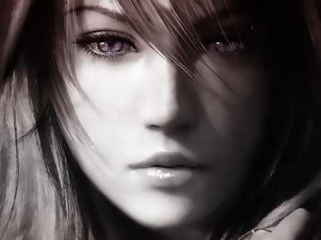 Lightning - games, cloud, snow, tifa, final fantasy, lightning