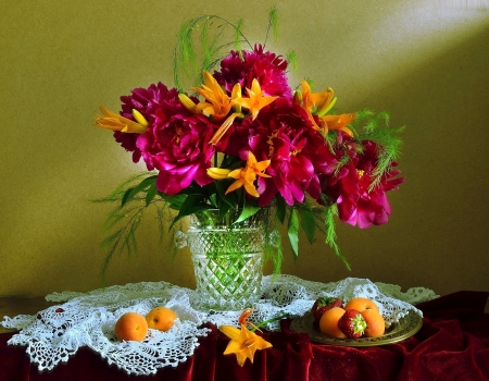 Still Life - pretty, still life, flower, vase