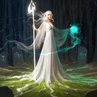 Elf sorceress