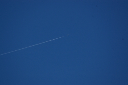 Jet in September, Victor, Idaho - Airplanes, Mountains, Jets, Skies