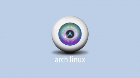 Arch Linux Eyeball - arch, linux, eye, plain