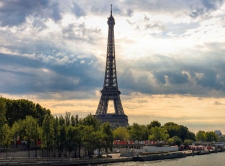 Eiffel Tower - France, Paris, scenery, beautiful, photography, landscape, photo, wide screen, National Monument, nature