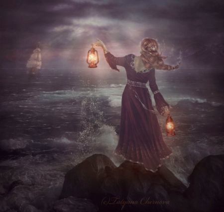 My Hope is... - fantasy, art, lady, model