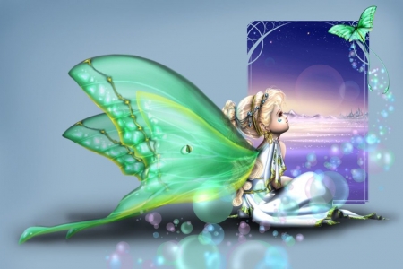 â€¢áƒ¦âœ¿áƒ¦â€¢ - fairy, winged, fantasy, art