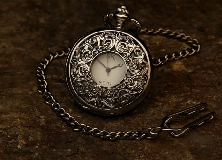 Old Pocket Watch - Clock, Beautiful, Time, Old, Brown, Watch