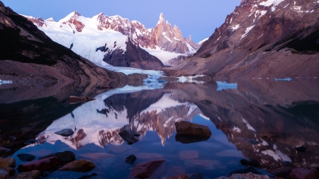 Cerro Torre - lake, cool, fun, nature, mountain