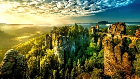 Mountain View - nature, sky, view, mountain