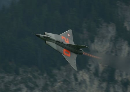 Saab Draken (Austrian Air Force) - swedish aircraft, jet, austrian air force, jets, saab draken